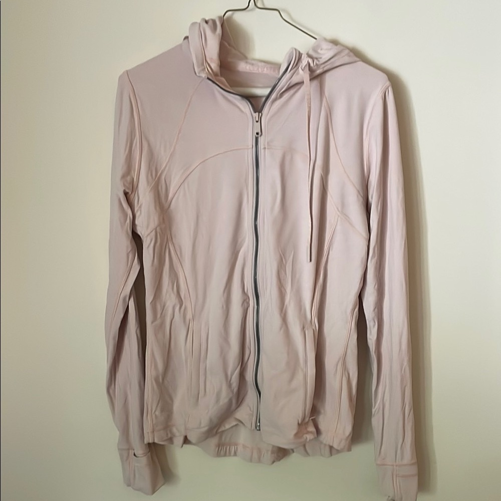 Lululemon Athletica Pink Hooded Sweatshirt Lightweight Casual